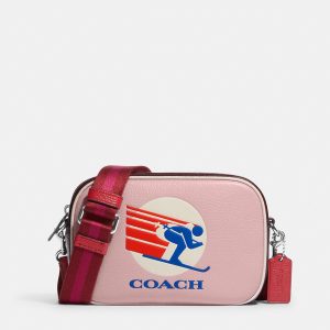 Coach Pink/Red Leather  Mini Jamie Camera Bag, Shoulder Bags - Luxury Closet catalog