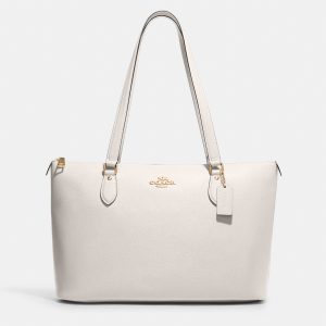 Coach White Leather Gallery Tote, Tote Handbags - Luxury Closet catalog