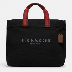 Coach Black Canvas and Leather Tote 38 Bag, Tote Handbags - Luxury Closet catalog