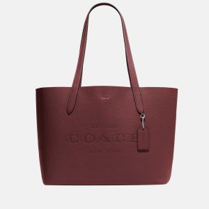 Coach Wine Red - Leather - Cameron Tote Bag, Tote Handbags - Luxury Closet catalog