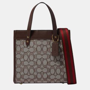 Coach Brown Signature jacquard leather Tote, Tote Handbags - Luxury Closet catalog