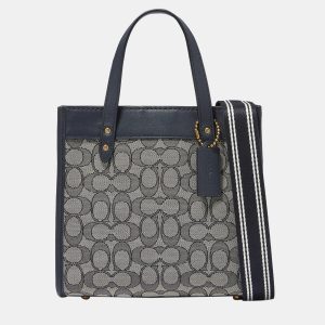 Coach Blue Signature jacquard leather Tote, Tote Handbags - Luxury Closet catalog