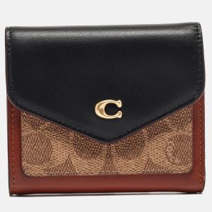Coach Tricolor Signature Coated Canvas and Leather Small Wyn Wallet, Wallets & Money Clips - Luxury Closet catalog