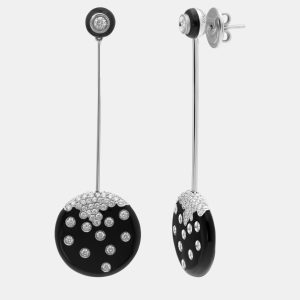 Damiani 18K White Gold, Diamond 1.37ct. tw. Drop Earrings, Earrings - Luxury Closet catalog