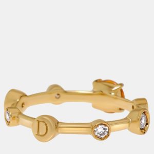 Damiani 18K Yellow Gold, Topaz and Diamond Ring Sz. 7.5, Rings - Luxury Closet catalog
