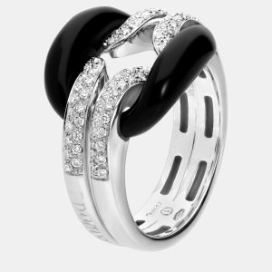 Damiani 18K White Gold, Black Onyx and Diamond Statement Ring, Rings - Luxury Closet catalog