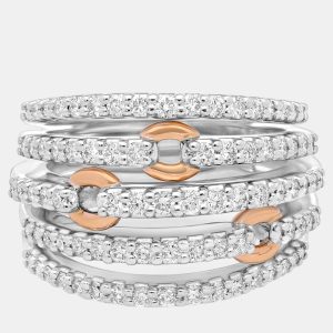 Damiani 18K White Gold, Diamond 1.04ct. tw. Statement Ring, Rings - Luxury Closet catalog