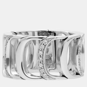 Damiani Damianissima 18K White Gold, Diamond Band Ring, Rings - Luxury Closet catalog