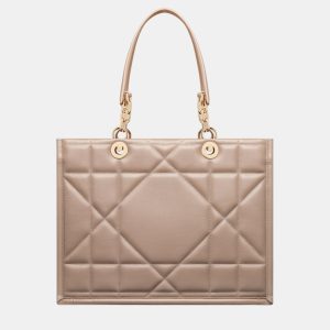 Christian Dior Hazelnut calfskin Small Dior Essential Tote Bag, Tote Handbags - Luxury Closet catalog