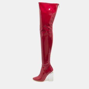 Dior Purple Patent Over-The-Knee Boots Size 37, Boots - Luxury Closet catalog