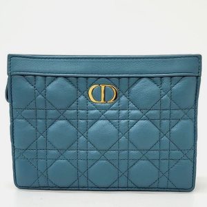 Christian Dior Caro Chain Zipper Pouch and Crossbody Bag, Shoulder Bags - Luxury Closet catalog