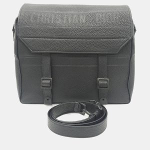 Christian Dior Black Leather Camp Bag, Shoulder Bags - Luxury Closet catalog