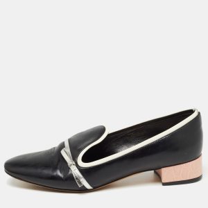 Dior Black/Silver Patent and Leather Loafers Size 35, Loafers & Slip-Ons - Luxury Closet catalog