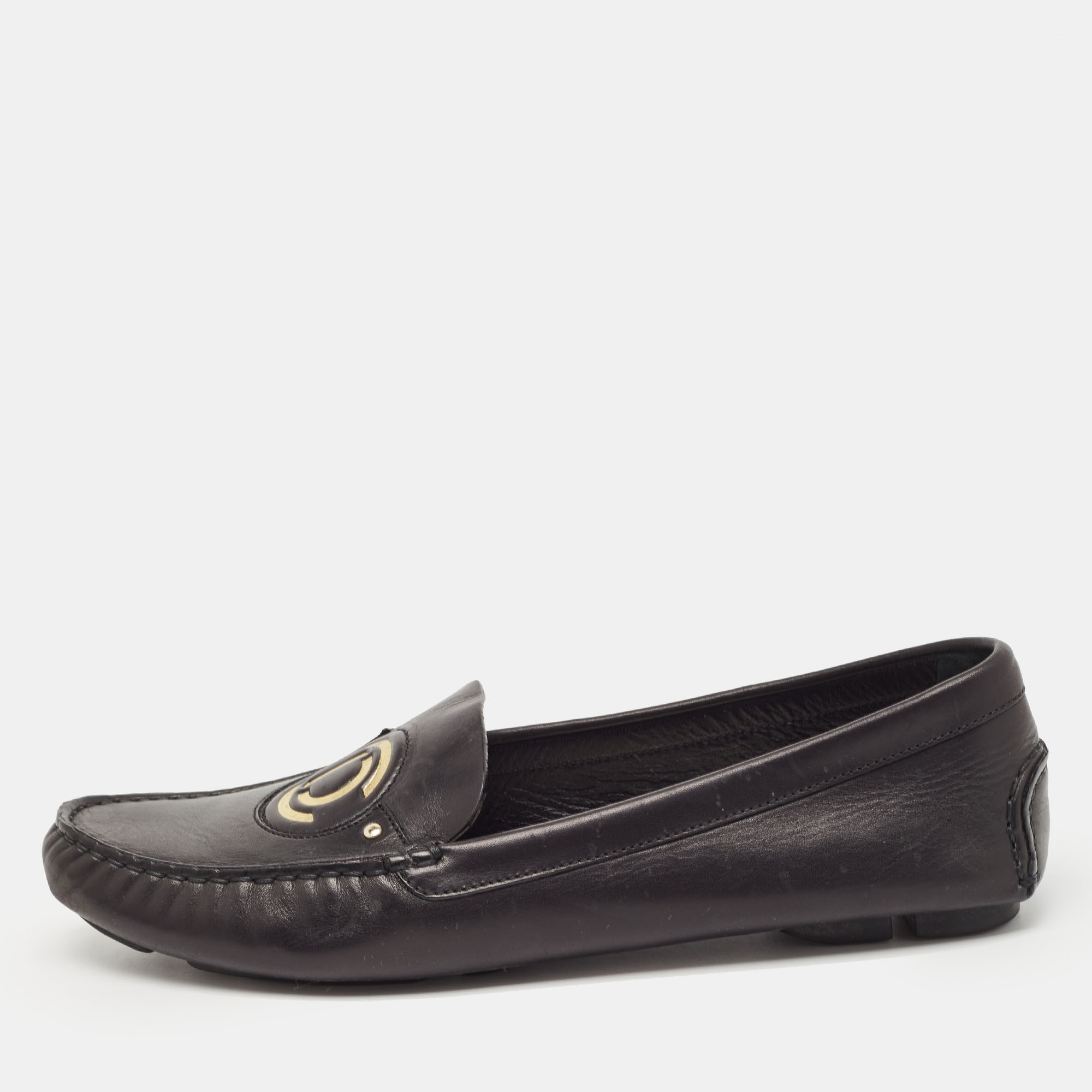 Dior Black Leather Slip On Loafers Size 38, Loafers & Slip-Ons - Luxury Closet catalog