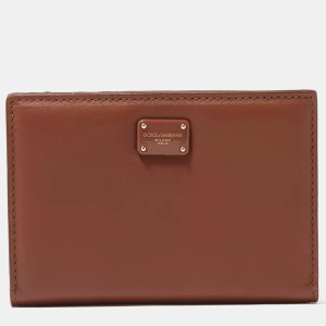 Dolce & Gabbana Brown Leather Bi-Fold Wallet, Wallets & Money Clips - Luxury Closet catalog