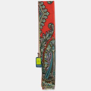 Etro Multicolor Paisley Print Modal & Cashmere Stole, Scarves & Shawls - Luxury Closet catalog
