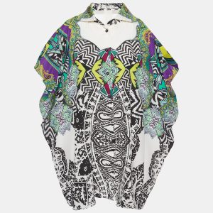 Etro Multicolor Printed Silk Button Front Tunic M, Shirts & Tops - Luxury Closet catalog