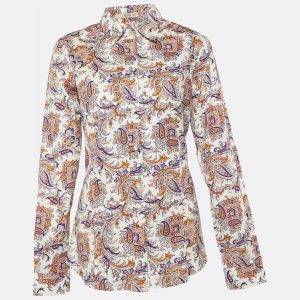 Etro Multicolor Paisley Printed Cotton Button Front Shirt M, Shirts & Tops - Luxury Closet catalog