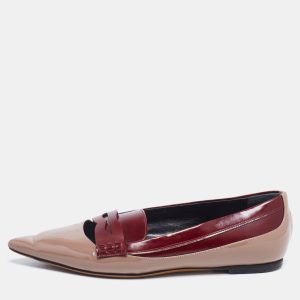 Etro Brown/Burgundy Patent  and Leather  Slip On  Loafers Size 37, Loafers & Slip-Ons - Luxury Closet catalog