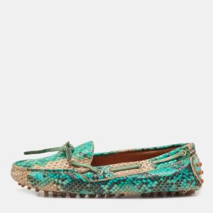Etro Two Tone Embossed Python Leather Bow Loafers Size 36, Loafers & Slip-Ons - Luxury Closet catalog