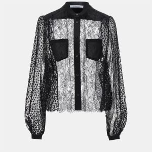 Givenchy Black Floral Lace Shirt M (FR 38), Shirts & Tops - Luxury Closet catalog
