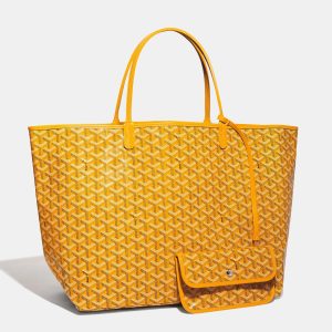 Goyard Yellow Goyardine Coated Canvas and Leather Saint Louis GM Tote, Tote Handbags - Luxury Closet catalog