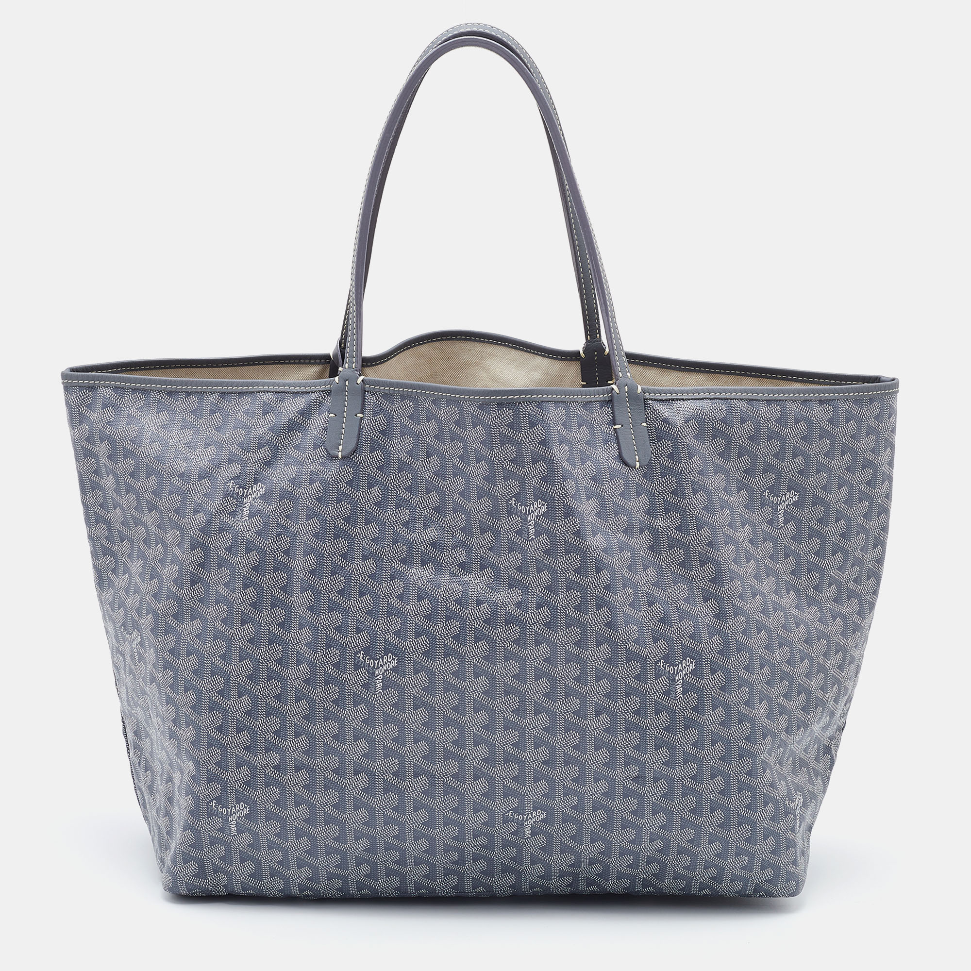 Goyard Grey Goyardine Coated Canvas and Leather Saint Louis GM Tote, Tote Handbags - Luxury Closet catalog