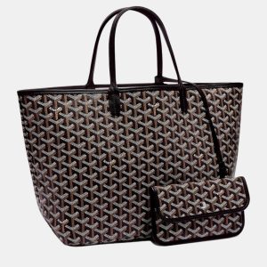 Goyard Black Goyardine Coated Canvas and Leather Saint Louis PM Tote, Tote Handbags - Luxury Closet catalog