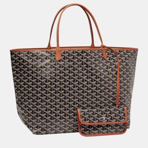 Goyard Black/Tan Goyardine Coated Canvas and Leather Saint Louis GM Tote, Tote Handbags - Luxury Closet catalog