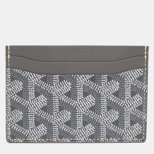 Goyard Grey Goyardine Coated Canvas and Leather Saint Sulpice Card Holder, Wallets & Money Clips - Luxury Closet catalog