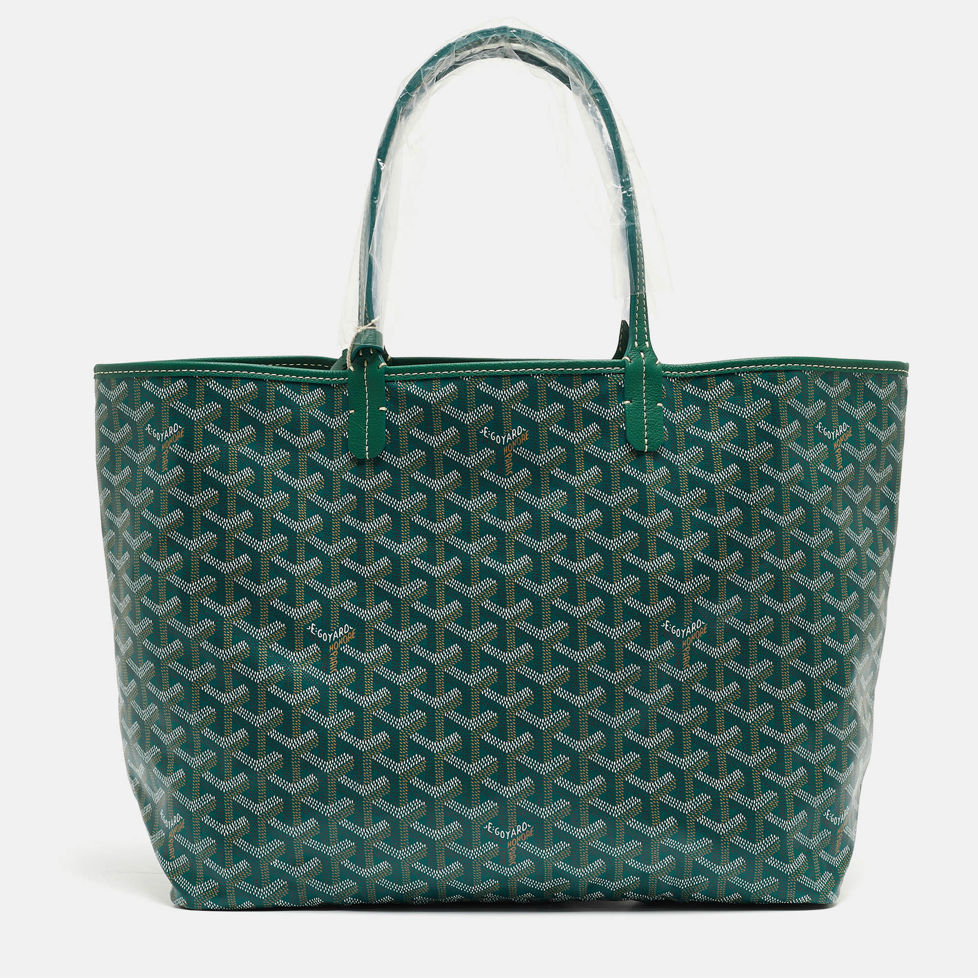 Goyard Green Goyardine Coated Canvas and Leather Saint Louis PM Tote, Tote Handbags - Luxury Closet catalog