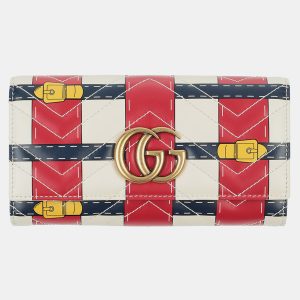 Gucci Multicolor Pattern Leather GG Marmont Wallet, Wallets & Money Clips - Luxury Closet catalog
