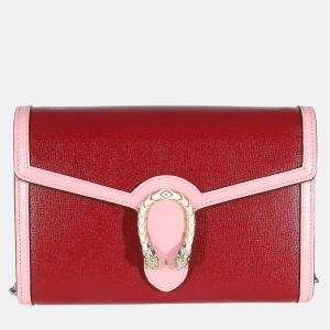 Gucci Red/Pink Leather Dionysus Wallet on Chain, Wallets & Money Clips - Luxury Closet catalog