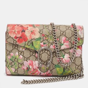 Gucci Beige GG Supreme Canvas Blooms Dionysus Wallet On Chain, Wallets & Money Clips - Luxury Closet catalog