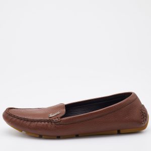 Gucci Dark Brown Leather Slip On Loafers Size 39, Loafers & Slip-Ons - Luxury Closet catalog