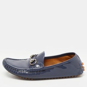 Gucci Blue Patent Leather Horsebit Slip On Loafers Size 36.5, Loafers & Slip-Ons - Luxury Closet catalog