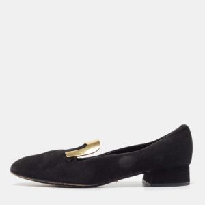 Gucci Black Suede Alma Classic Smoking Slippers Size 39.5, Loafers & Slip-Ons - Luxury Closet catalog