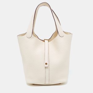 Hermès Nata Taurillon Clemence Leather Picotin Lock 22 Bag, Hobo Handbags - Luxury Closet catalog