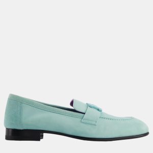 Hermes Suede Paris Loafer in Vert Embrun Size EU 36, Loafers & Slip-Ons - Luxury Closet catalog