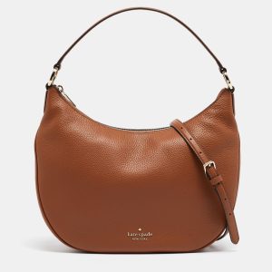Kate Spade Brown Leather Weston Hobo, Hobo Handbags - Luxury Closet catalog