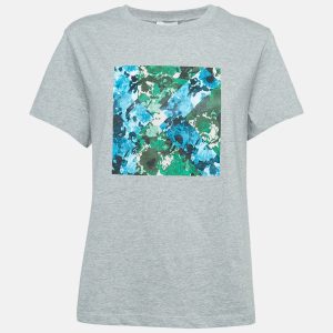 Kenzo Grey Artwork Printed Cotton Knit Classic Fit T-Shirt XL, Shirts & Tops - Luxury Closet catalog