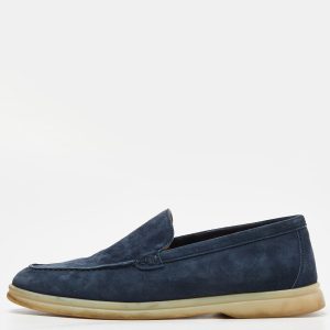 Loro Piana Navy Blue Suede Slip On Loafers Size 36, Loafers & Slip-Ons - Luxury Closet catalog