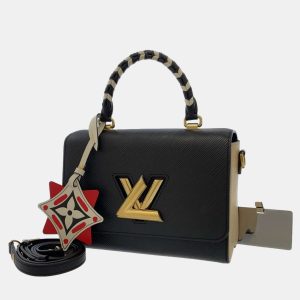 Louis Vuitton Black Leather Twist MM Shoulder Bag, Shoulder Bags - Luxury Closet catalog