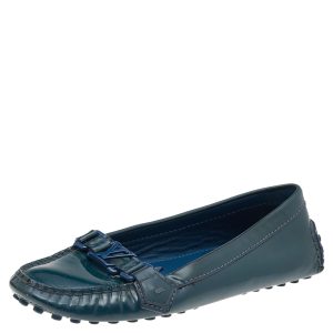 Louis Vuitton Blue Patent Leather Oxford Loafers Size 38, Loafers & Slip-Ons - Luxury Closet catalog