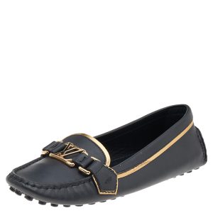 Louis Vuitton Black Leather Logo Loafers Size 36, Loafers & Slip-Ons - Luxury Closet catalog