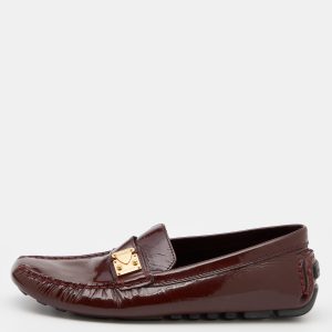 Louis Vuitton Burgundy Patent Leather Slip On Loafers Size 37.5, Loafers & Slip-Ons - Luxury Closet catalog