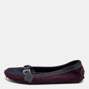 Louis Vuitton Multicolor Suede Loafers Size 39.5, Loafers & Slip-Ons - Luxury Closet catalog