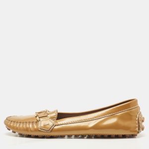 Louis Vuitton Beige Patent Leather Oxford Loafers Size 37, Loafers & Slip-Ons - Luxury Closet catalog