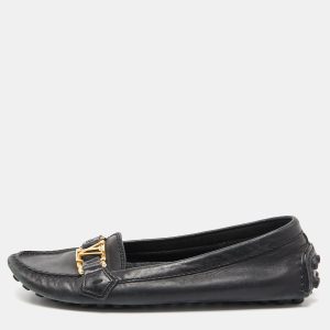 Louis Vuitton Black Leather Oxford Loafers Size 36, Loafers & Slip-Ons - Luxury Closet catalog