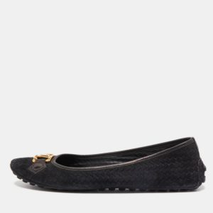 Louis Vuitton Black Woven Suede Oxford Loafers Size 38.5, Loafers & Slip-Ons - Luxury Closet catalog